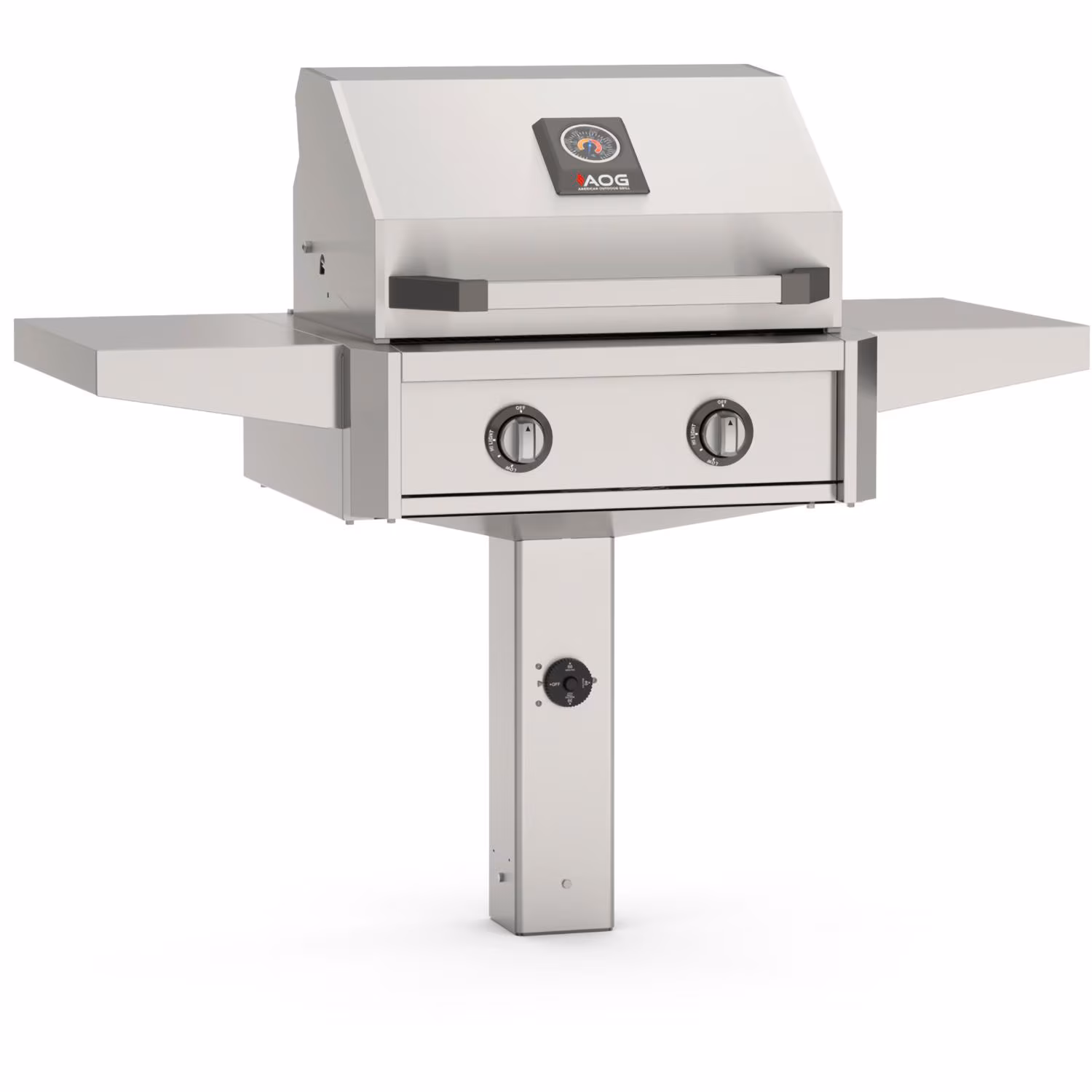 American Outdoor Grill T-Series 24-in 2-Burner Gas Grill on Accessible In Ground Post