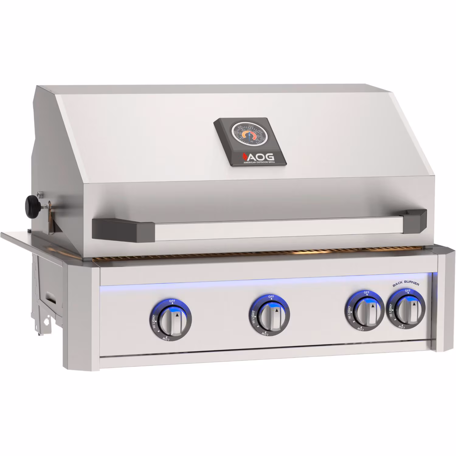American Outdoor Grill 30-in 3-Burner L-Series Built-In Gas Grill with Lights and Rotisserie