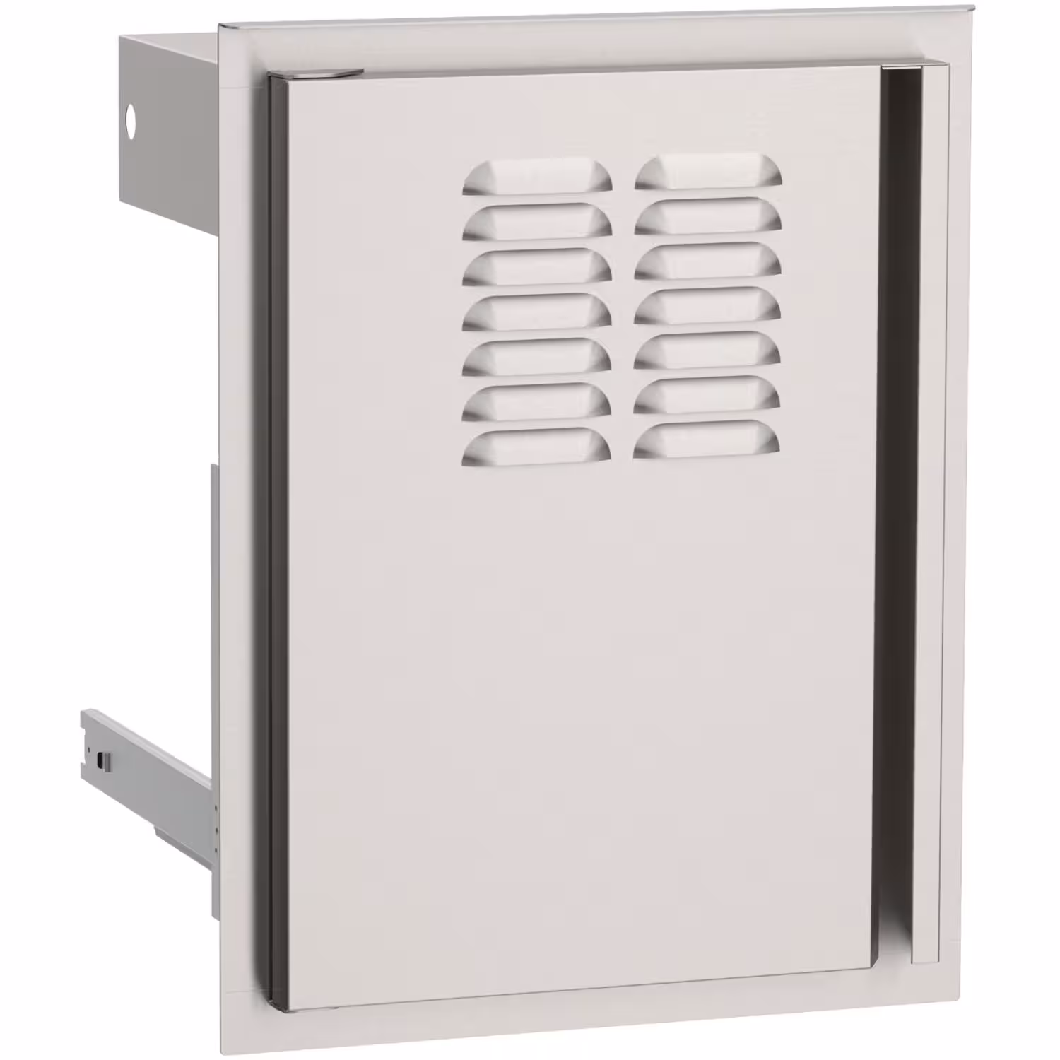 American Outdoor Grill 20-in x 14-in Vertical Door with Tank Tray w/ Louvers - Left Hinge thumbnail 1