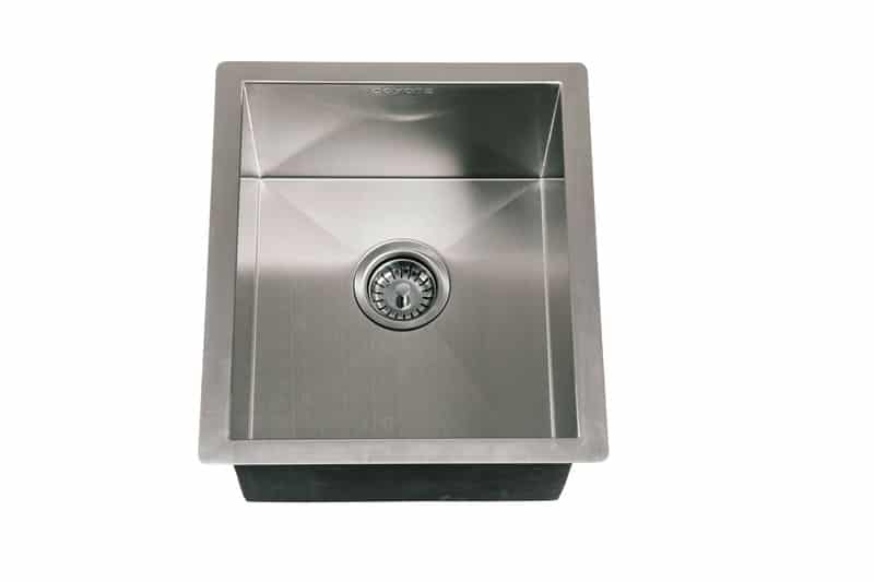 Coyote 16-Inch x 18-Inch Outdoor Rated Drop-In Stainless Steel Sink with Drain Plug thumbnail 2