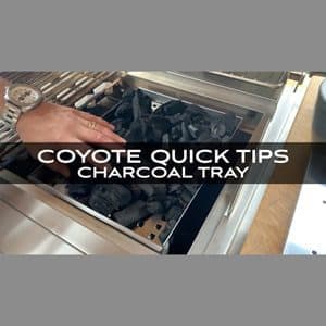 Coyote Charcoal Tray for 34 and 36-Inch Gas Grills