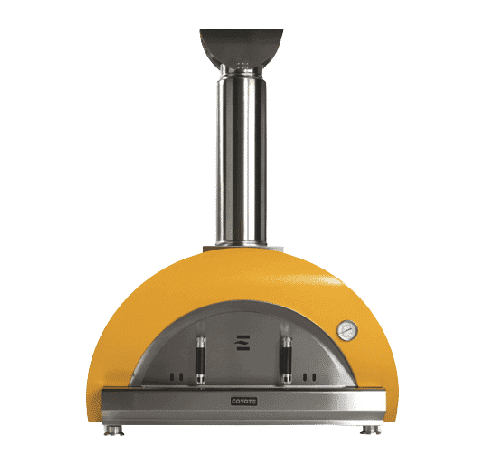 Coyote Freestanding Hybrid Gas & Fired Outdoor Pizza Oven Yellow thumbnail 3