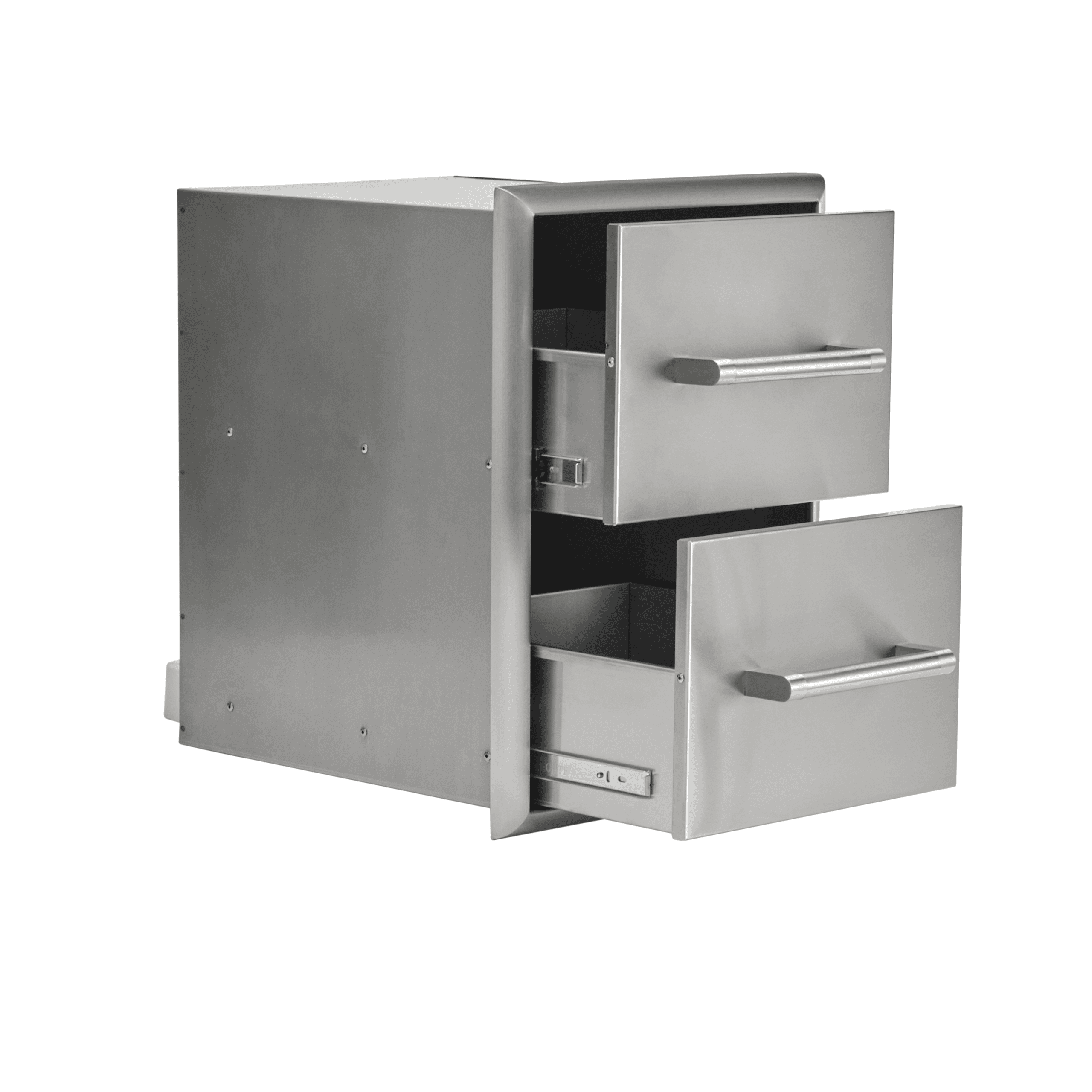Coyote 16-Inch Stainless Steel Double Access Drawer