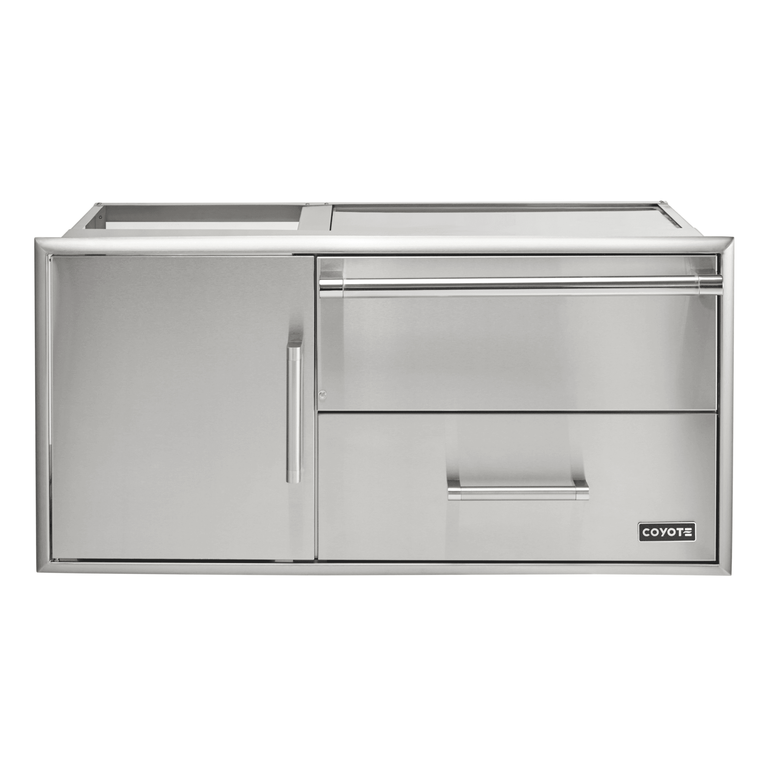 Coyote 42-Inch Combo Cabinet with Warming Drawer, Single Drawer and Single Access Door thumbnail 3