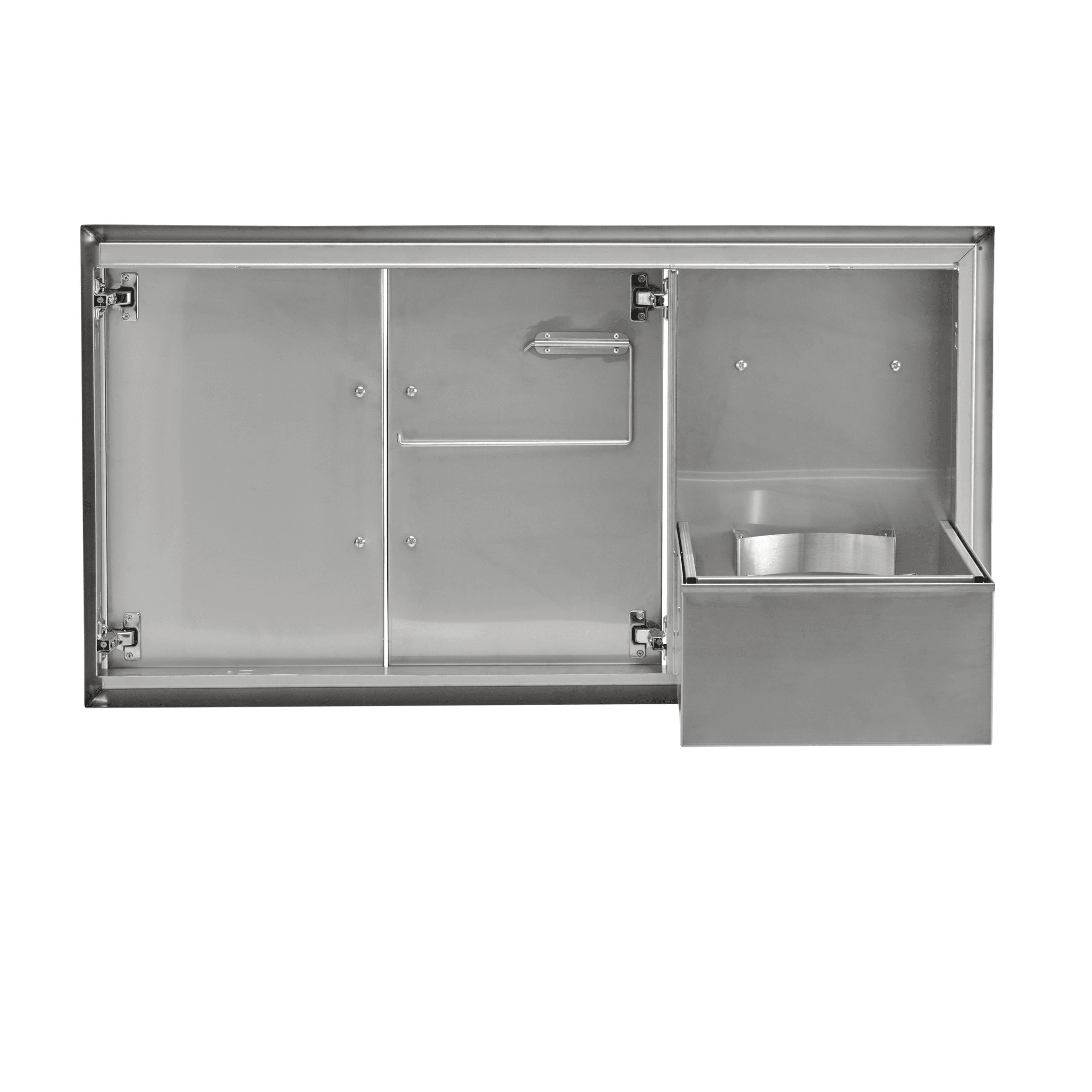 Coyote 46-Inch Combo Cabinet with Double Access Doors and Pull-Out Trash Drawer thumbnail 2
