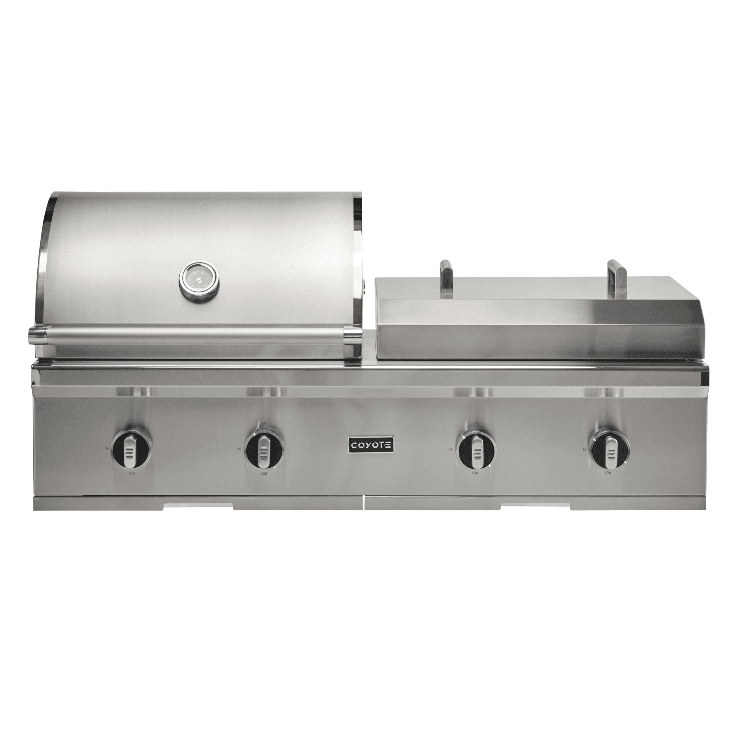 Coyote 4 Burner Built-In Gas Grill & Flat Top Griddle Combo thumbnail 5