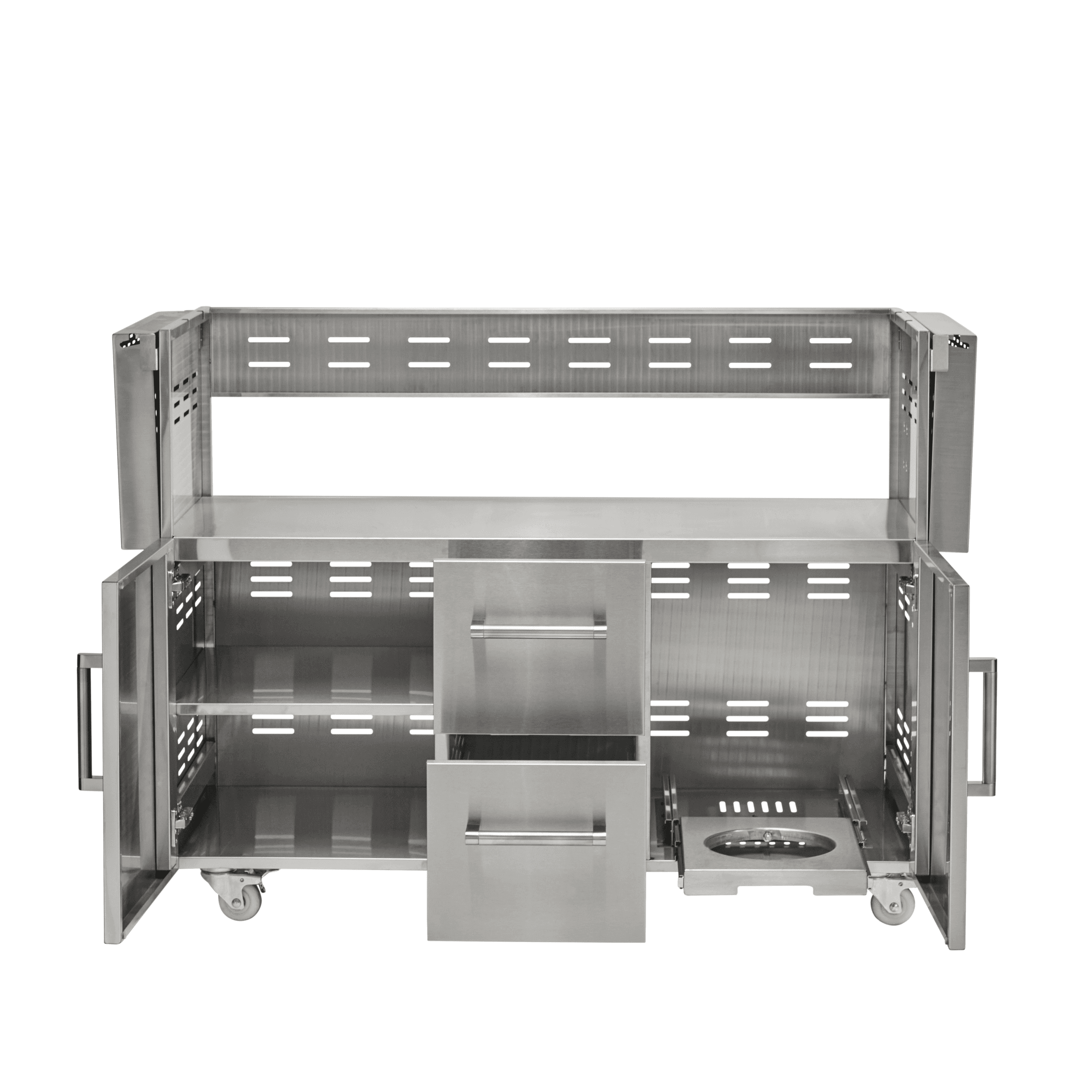 Coyote 4 Burner Freestanding Gas Grill & Flat Top Griddle Combo thumbnail 3