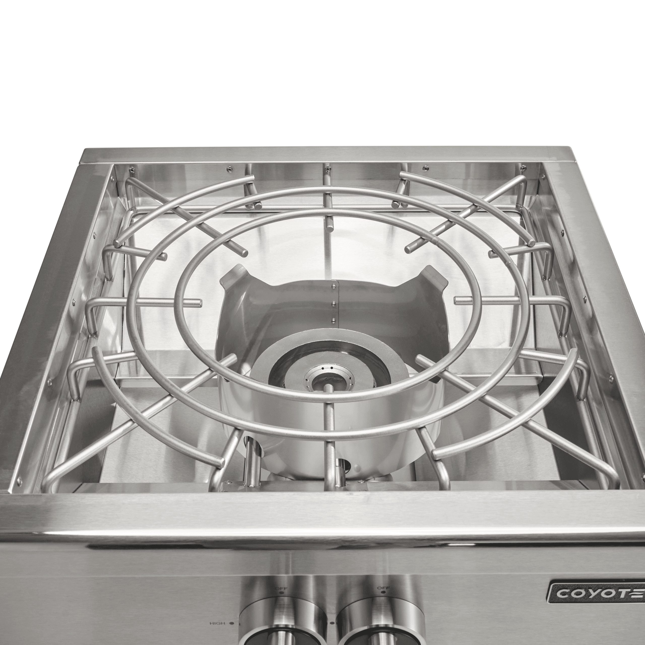 Coyote Built in Gas High Performance Power Burner Wok Ring & Lid