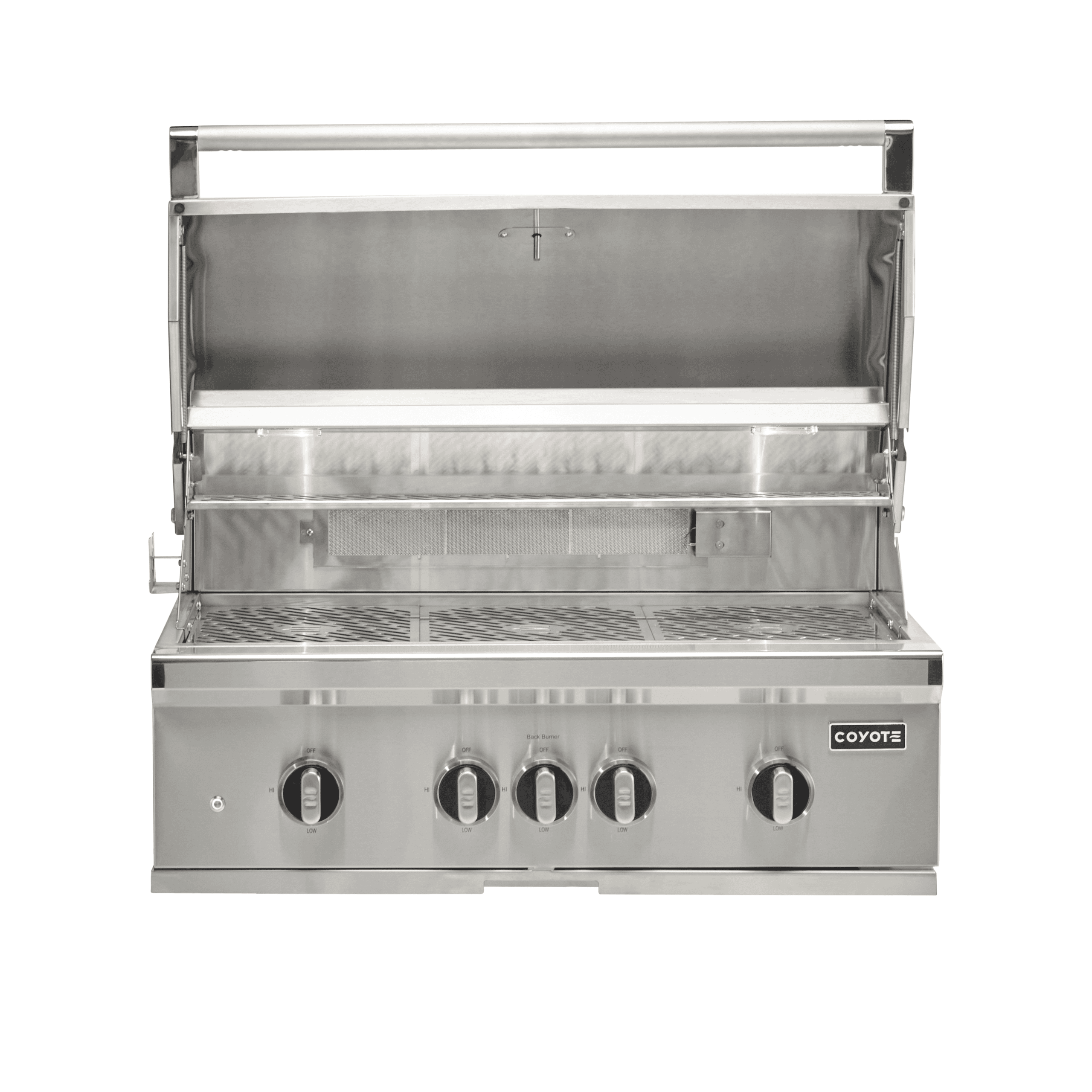 Coyote Sl Series 4 Burner Freestanding Gas Grill Rapidsear Infrared Burner and Rotisserie thumbnail 3