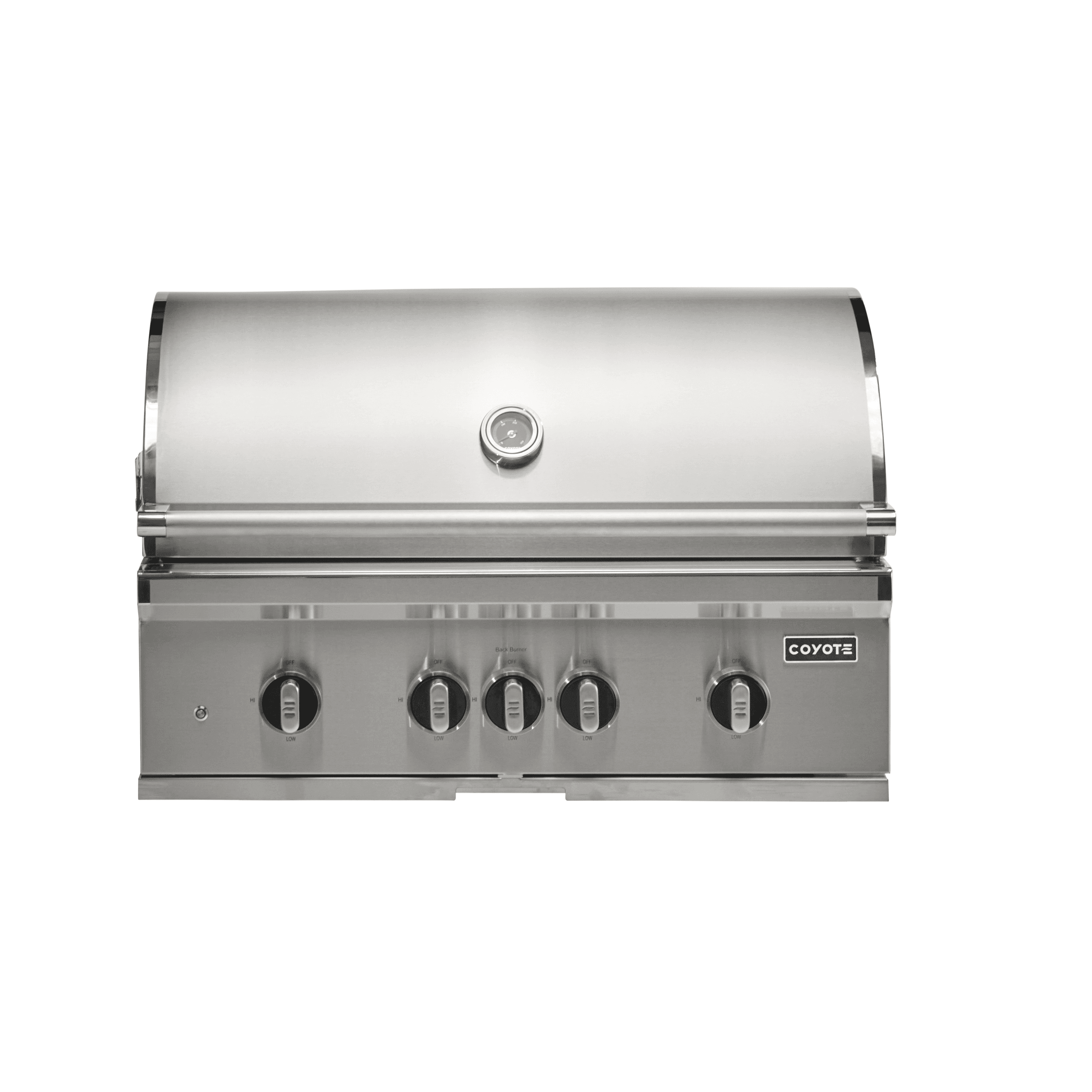 Coyote Sl Series 4 Burner Freestanding Gas Grill Rapidsear Infrared Burner and Rotisserie