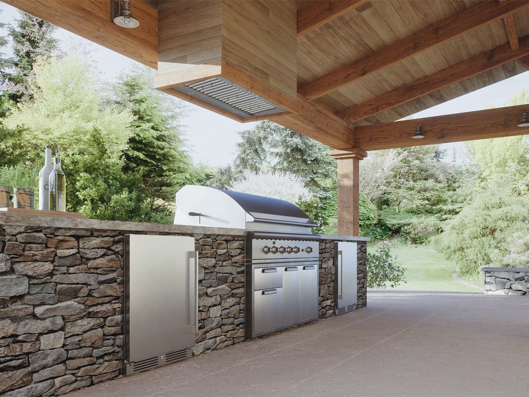 Zephyr Presrv 24-Inch 5.6 Cu. Ft. Outdoor Rated Beverage Cooler with Locking Door thumbnail 9