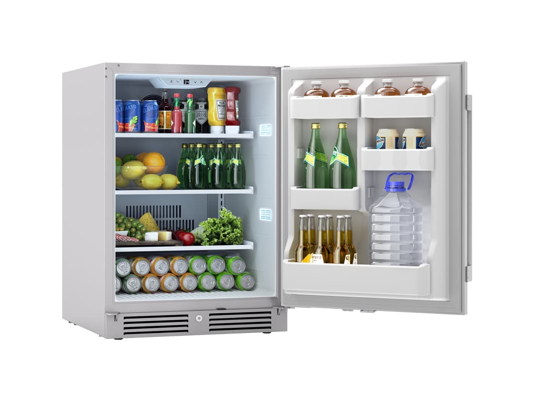 Zephyr Presrv 24-Inch 5.6 Cu. Ft. Outdoor Rated Compact Refrigerator with Locking Door thumbnail 5