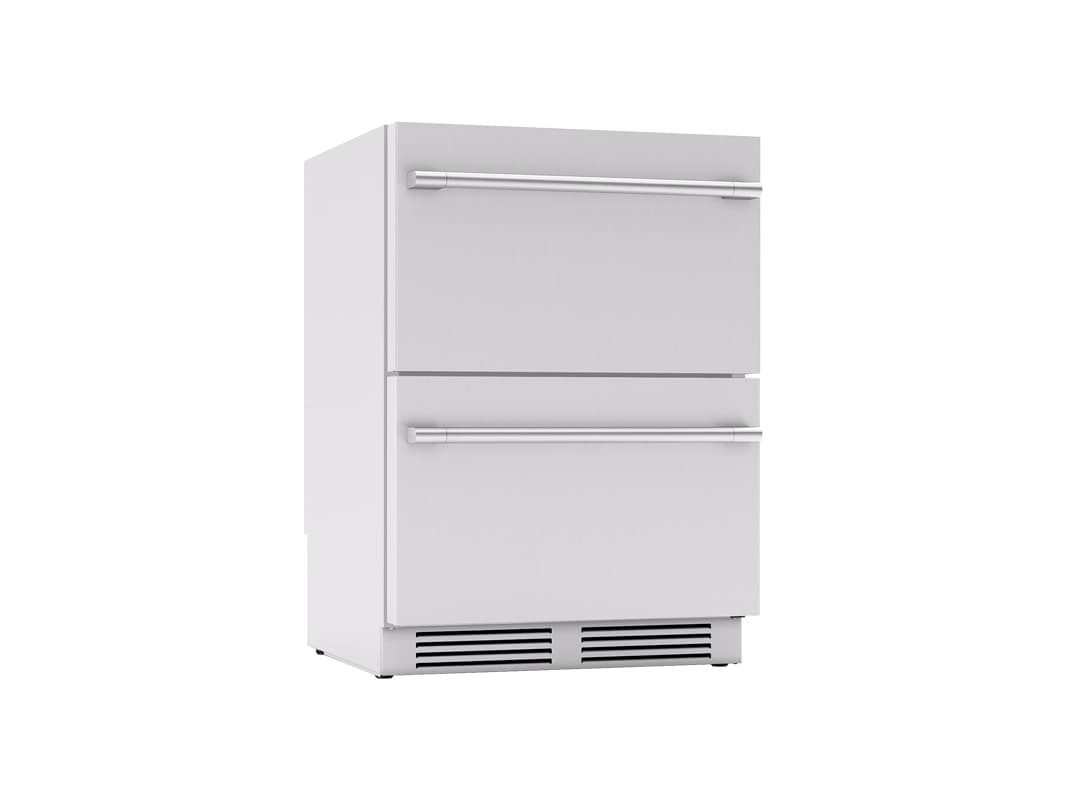 Zephyr Presrv 24-Inch 5.1 Cu. Ft. Outdoor Rated Dual Drawer Compact Stainless Steel Refrigerator thumbnail 1