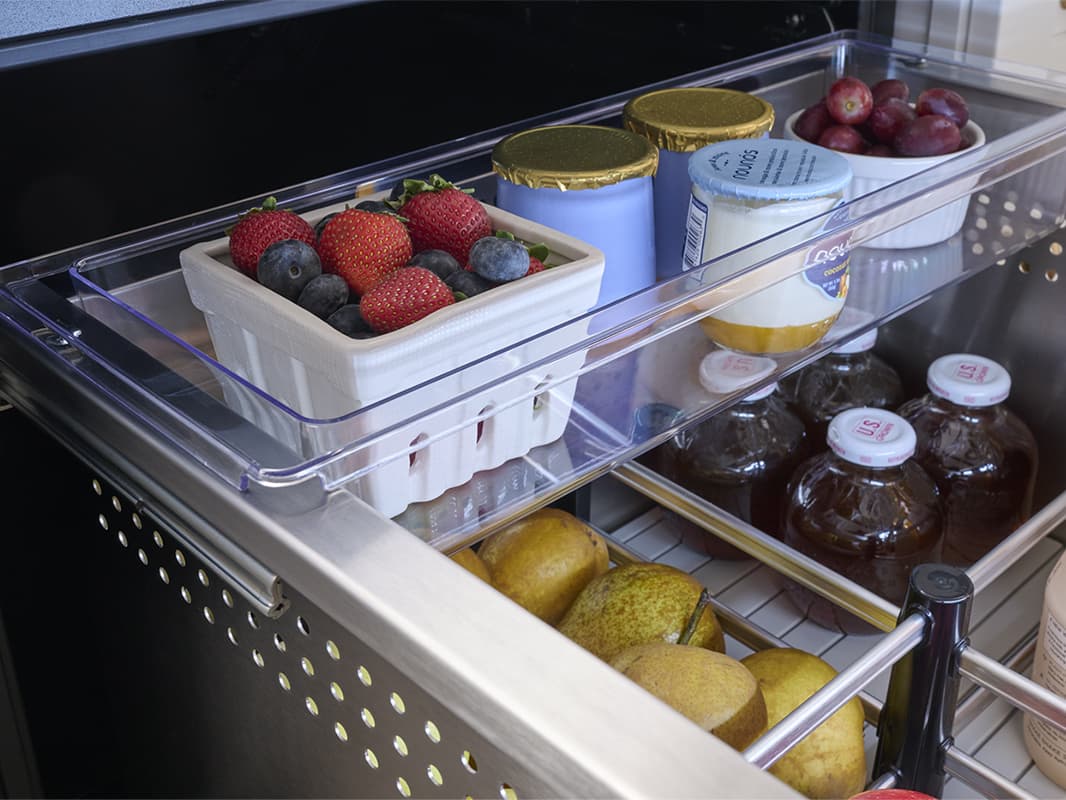 Zephyr Presrv 24-Inch 5.1 Cu. Ft. Outdoor Rated Dual Drawer Compact Stainless Steel Refrigerator thumbnail 8