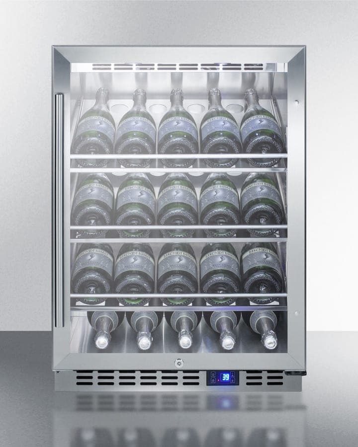 Summit Commercial 24-Inch 20 Bottle Built-In / Freestanding Outdoor Rated Wine Cellar — image 1