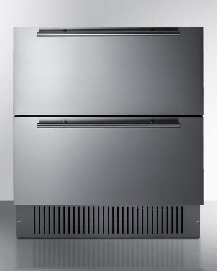 Summit 30-Inch 5.42 Cu. Ft. Stainless Steel Outdoor Rated Double Drawer All-Refrigerator — image 1