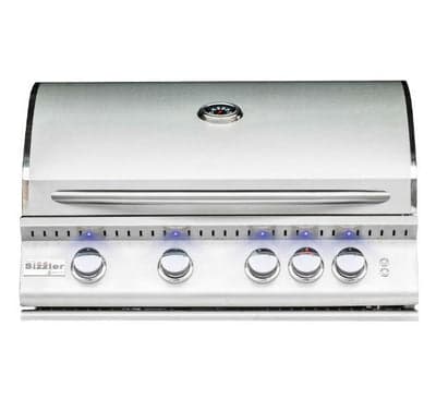 Summerset Grills Sizzler Pro 32-Inch 4-Burner Freestanding Gas Grill with Rear Infrared Burner on Deluxe Cart — image 1