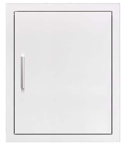Summerset Grills 18-Inch Stainless Steel Right-Hinged Flush Mount Vented Vertical Single Access Door — image 1