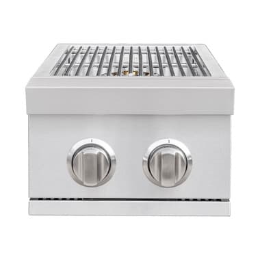 Summerset Grills 24,000 BTU Built-In Gas Double Side Burner with Stainless Steel Lid — image 1