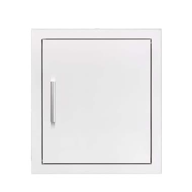 Summerset Grills 16-Inch Stainless Steel Reversible-Hinged Flush Mount Vertical Single Access Door — image 1