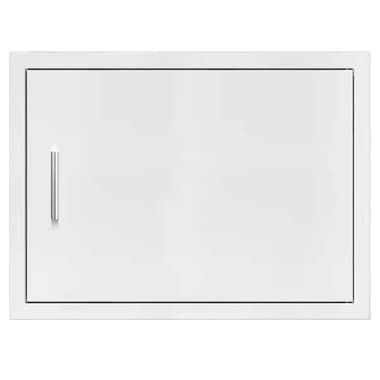 Summerset Grills 27-Inch Stainless Steel Reversible-Hinged Flush Mount Horizontal Single Access Door — image 1