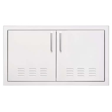 Summerset Grills 33-Inch Stainless Steel Flush Mount Vented Double Access Door — image 1