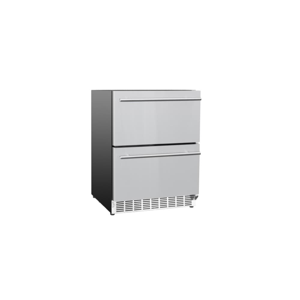 Summerset Grills 24-Inch 5.1 Cu. Ft. UL Outdoor Rated Deluxe Double Drawer Refrigerator — image 1