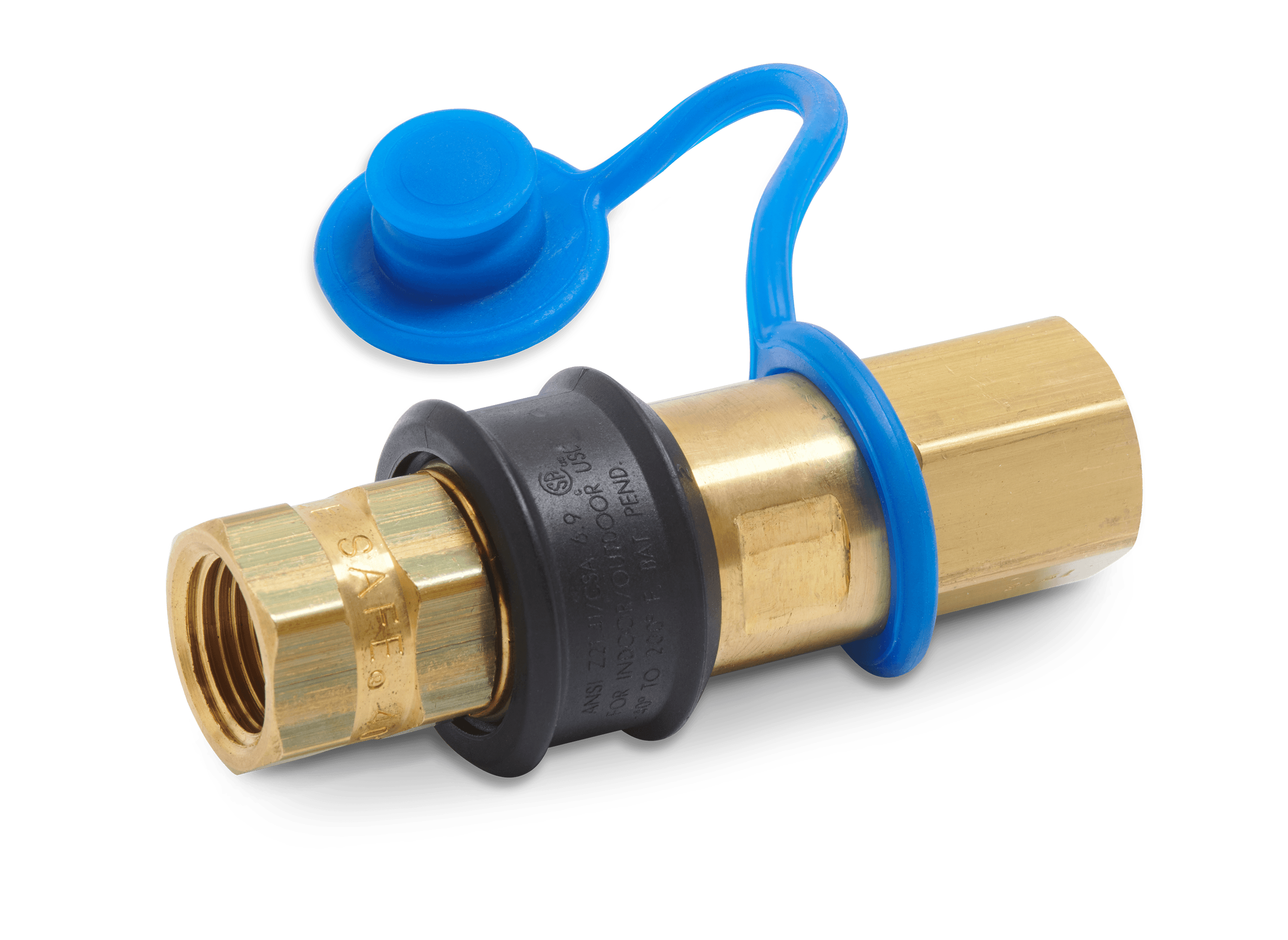 Crown Verity 1/2-Inch Natural Gas Hose with Quick Disconnect - 20 Foot — image 1