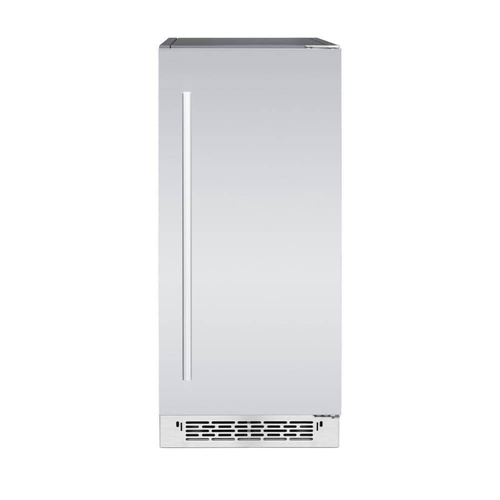 Summerset Grills 55 Lb. 15-Inch UL Outdoor Rated Nugget Ice Maker with Reversible Stainless Steel Door — image 1