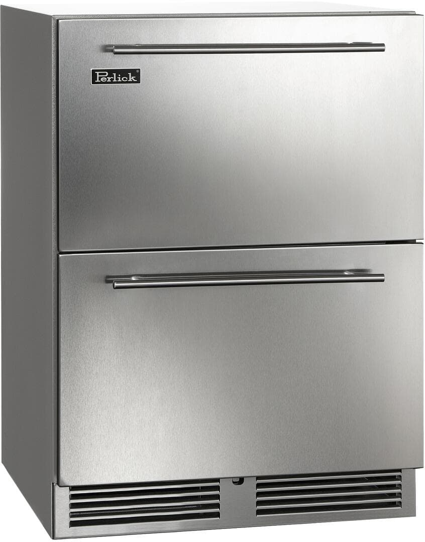 Perlick 24-Inch C-Series Stainless Steel Outdoor Refrigerator Drawers — image 1