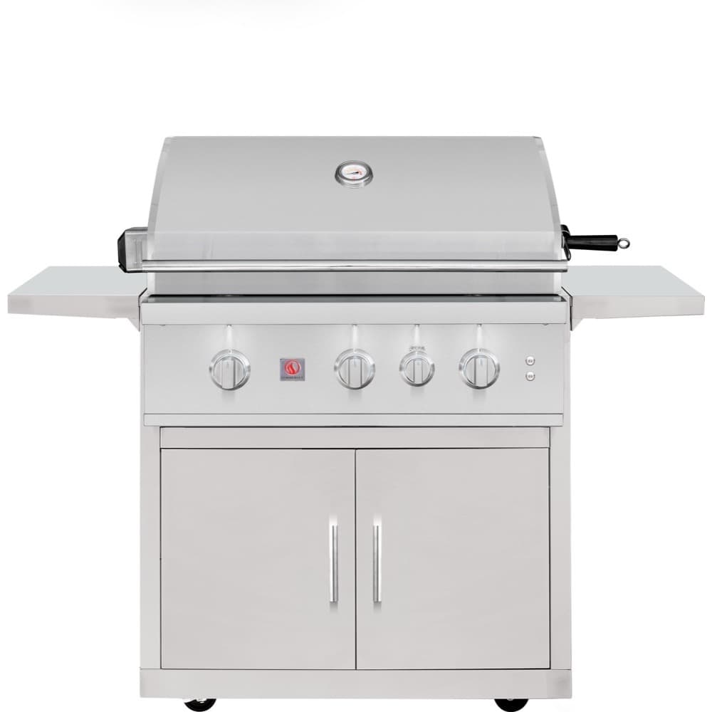 Summerset Grills TRL Pro 32-Inch 3-Burner Freestanding Natural Gas Grill with Rear Infrared Burner on Standard Cart — image 1