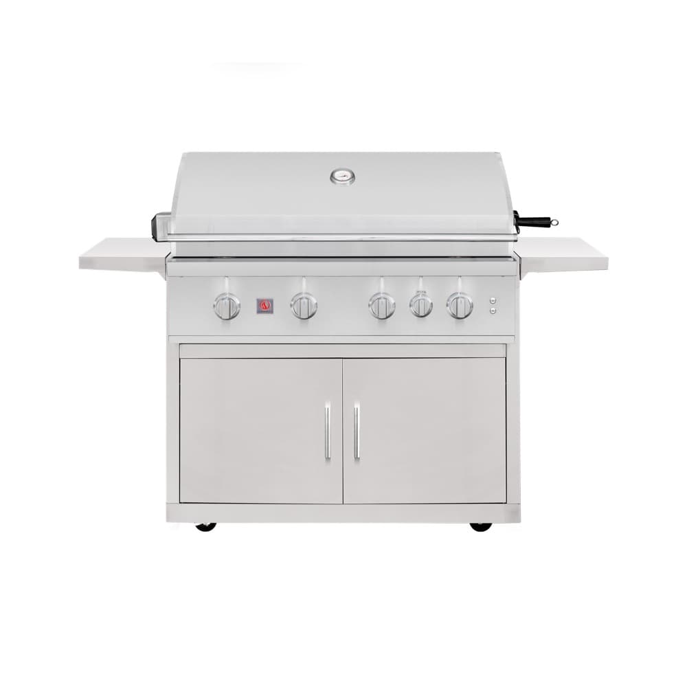 Summerset Grills TRL Pro 40-Inch 4-Burner Freestanding Natural Gas Grill with Rear Infrared Burner on Standard Cart — image 1