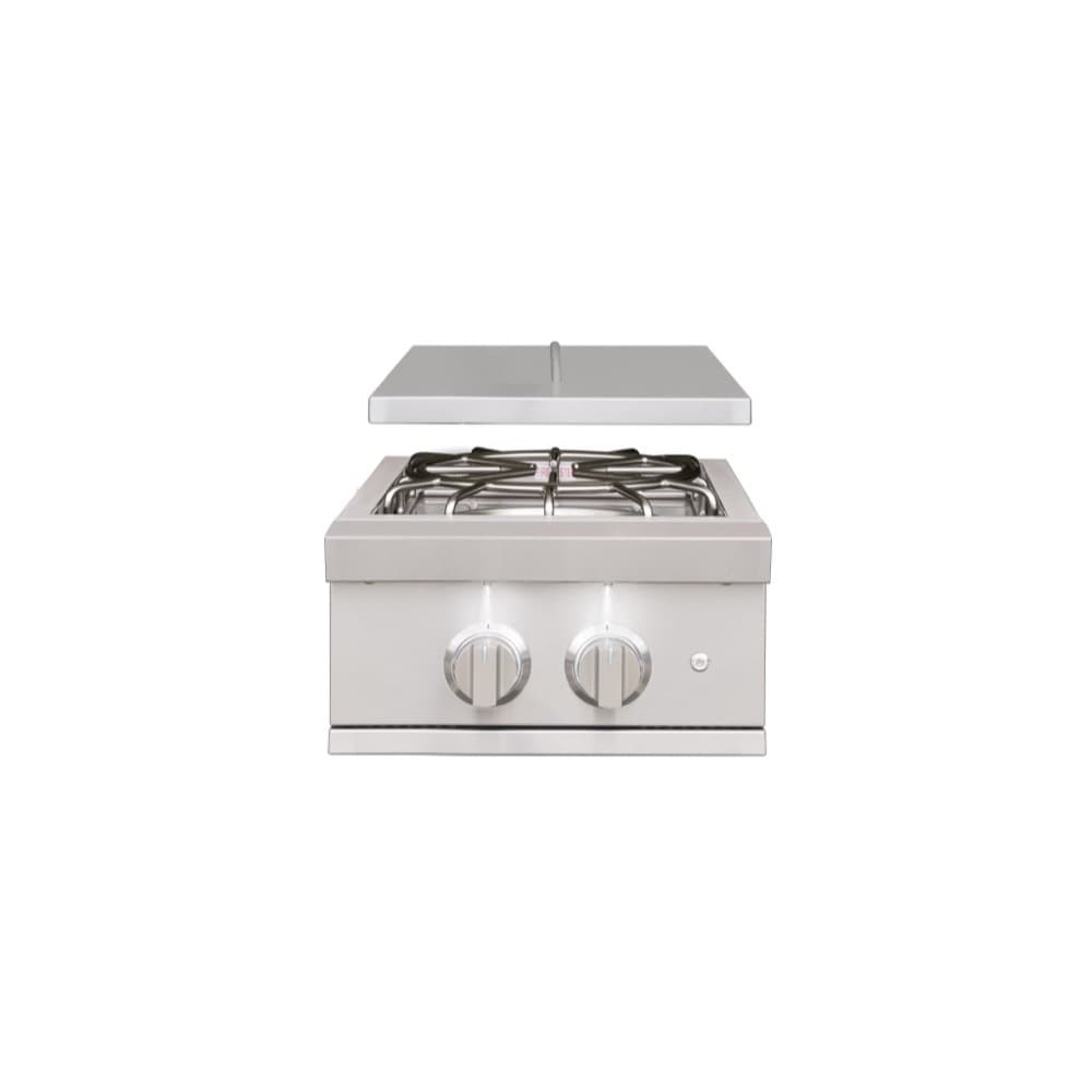 Summerset Grills Pro 60,000 BTU Built-In Gas Power Burner with LED Lighting & Stainless Steel Lid — image 1