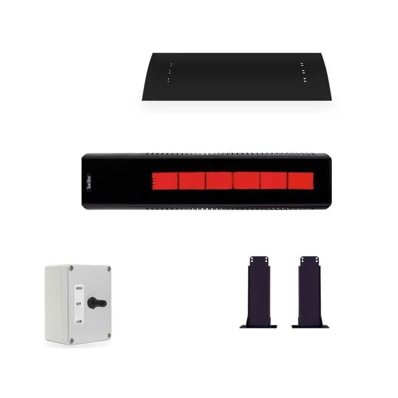 SunStar 48-Inch 35,000 BTU Propane Gas Infrared Patio Heater with Switch, Heat Shield and Fixed Mounting Kit — image 1