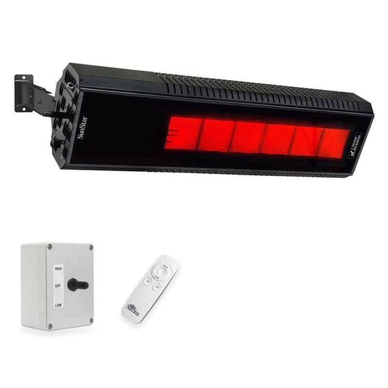 SunStar 48-Inch 50,000 BTU Natural Gas Infrared Patio Heater with Switch and Adjustable Mounting Kit — image 1