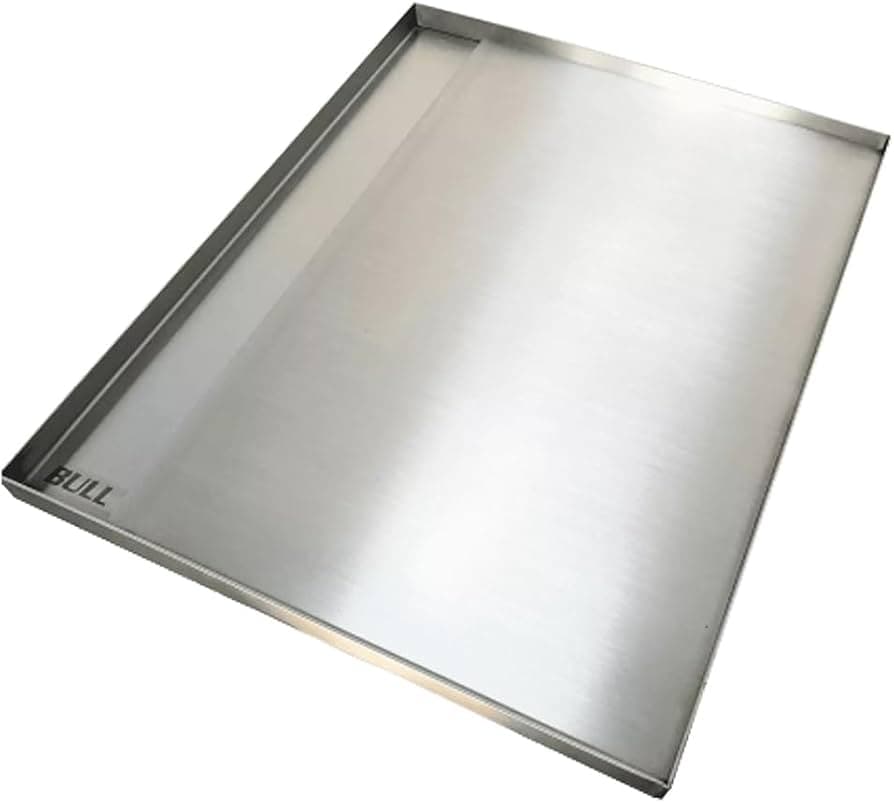 Bull BBQ Slide-In Removable Stainless Steel Griddle Plate - Fits all Bull BBQ Grills - Replaces Two Cooking Grates — image 1