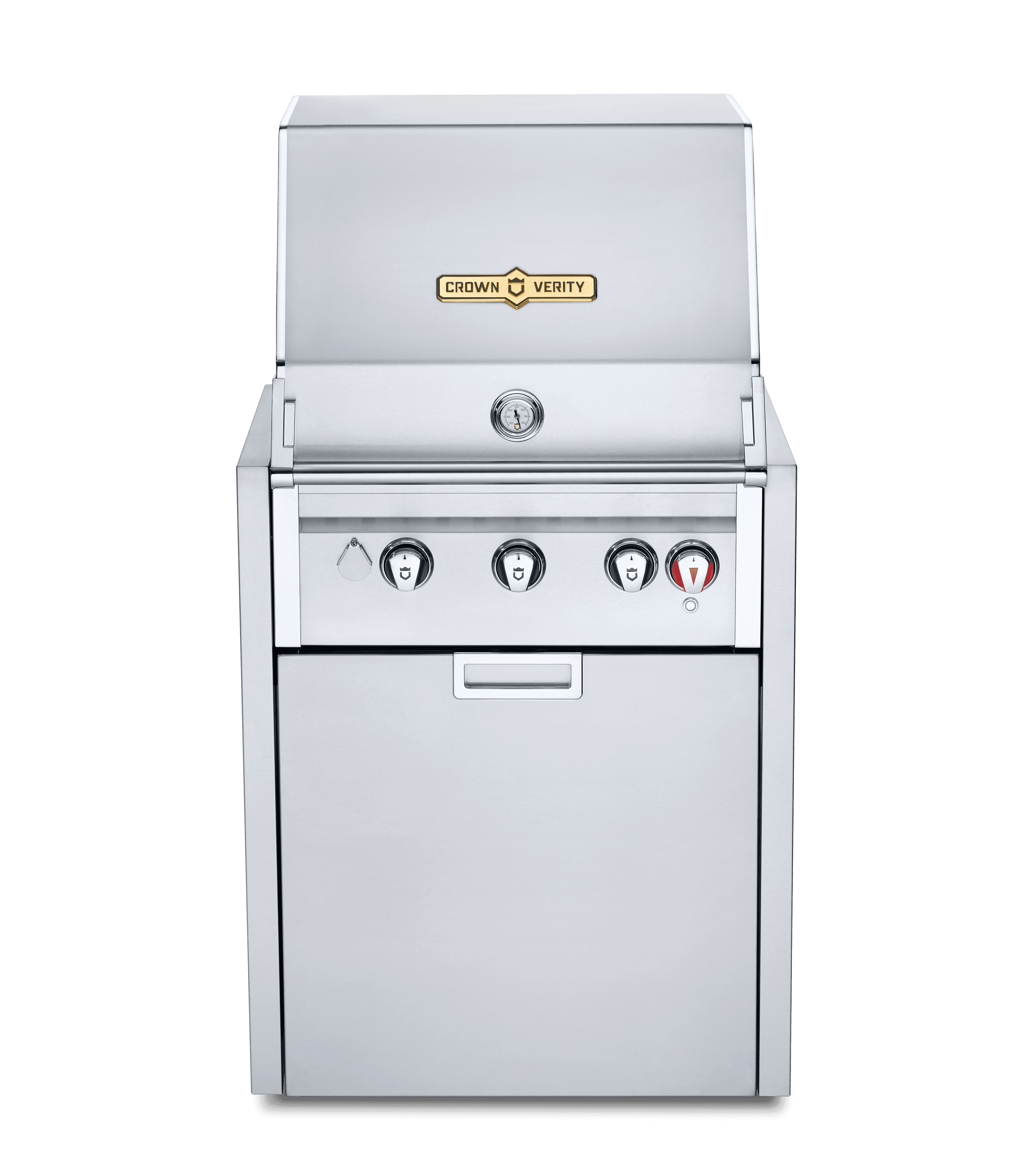 Crown Verity Infinite Series 24-Inch Stainless Steel Double Access Doors — image 1
