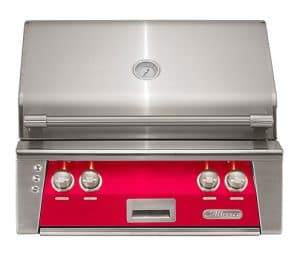 Alfresco Grills ALXE 30-Inch 2-Burner Built-In Propane Gas Grill with Rear Infrared Burner - Raspberry Red — image 1