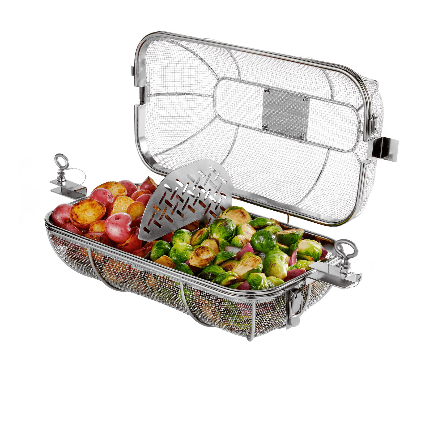 Weber Grills Crafted Stainless Steel Rotisserie Crisping Basket — image 1