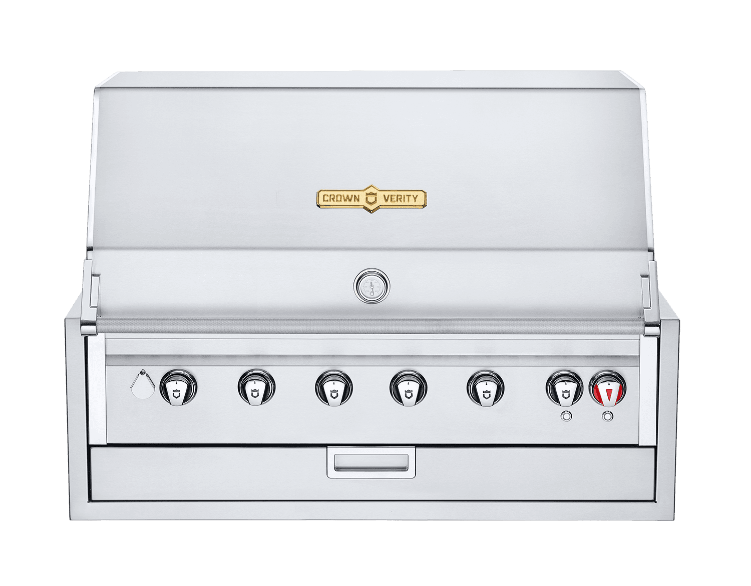 Crown Verity Infinite Series 42-Inch 6-Burner Stainless Steel Built-In Propane Gas Grill — image 1