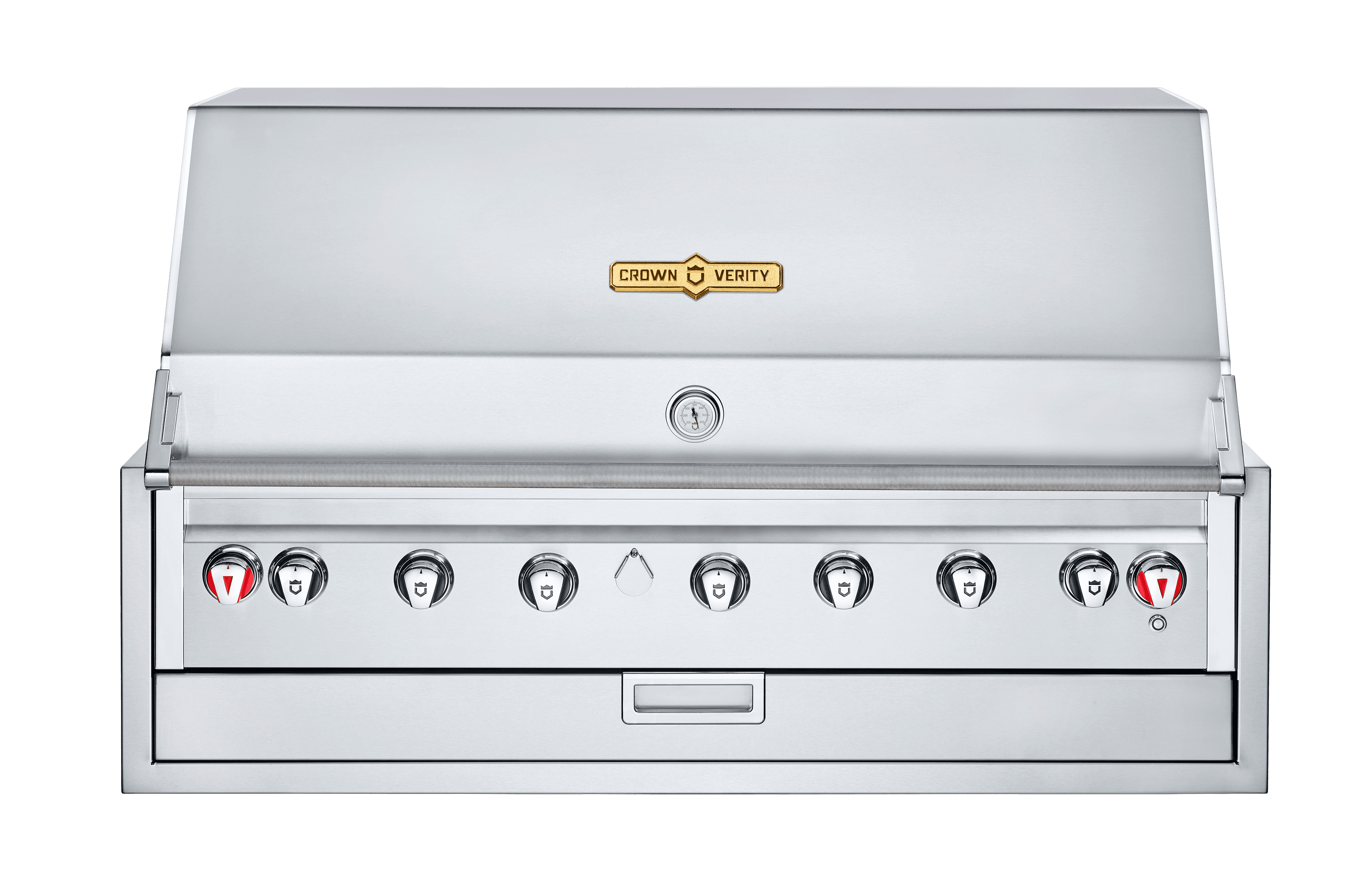 Crown Verity Infinite Series 48-Inch 7-Burner Stainless Steel Built-In Natural Gas Grill — image 1