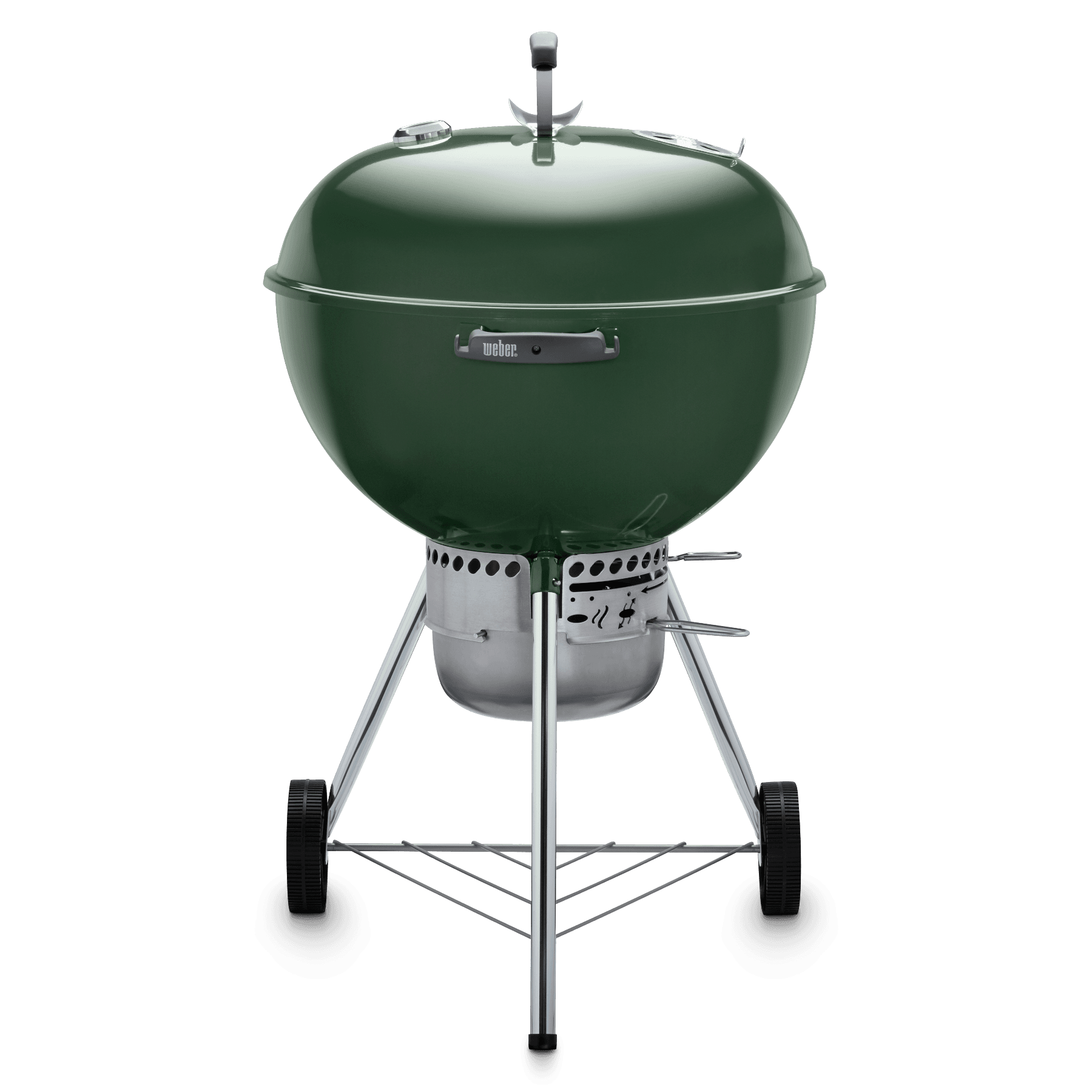 Weber Grills Original Kettle Premium 22-Inch Charcoal Grill - Green — image 1
