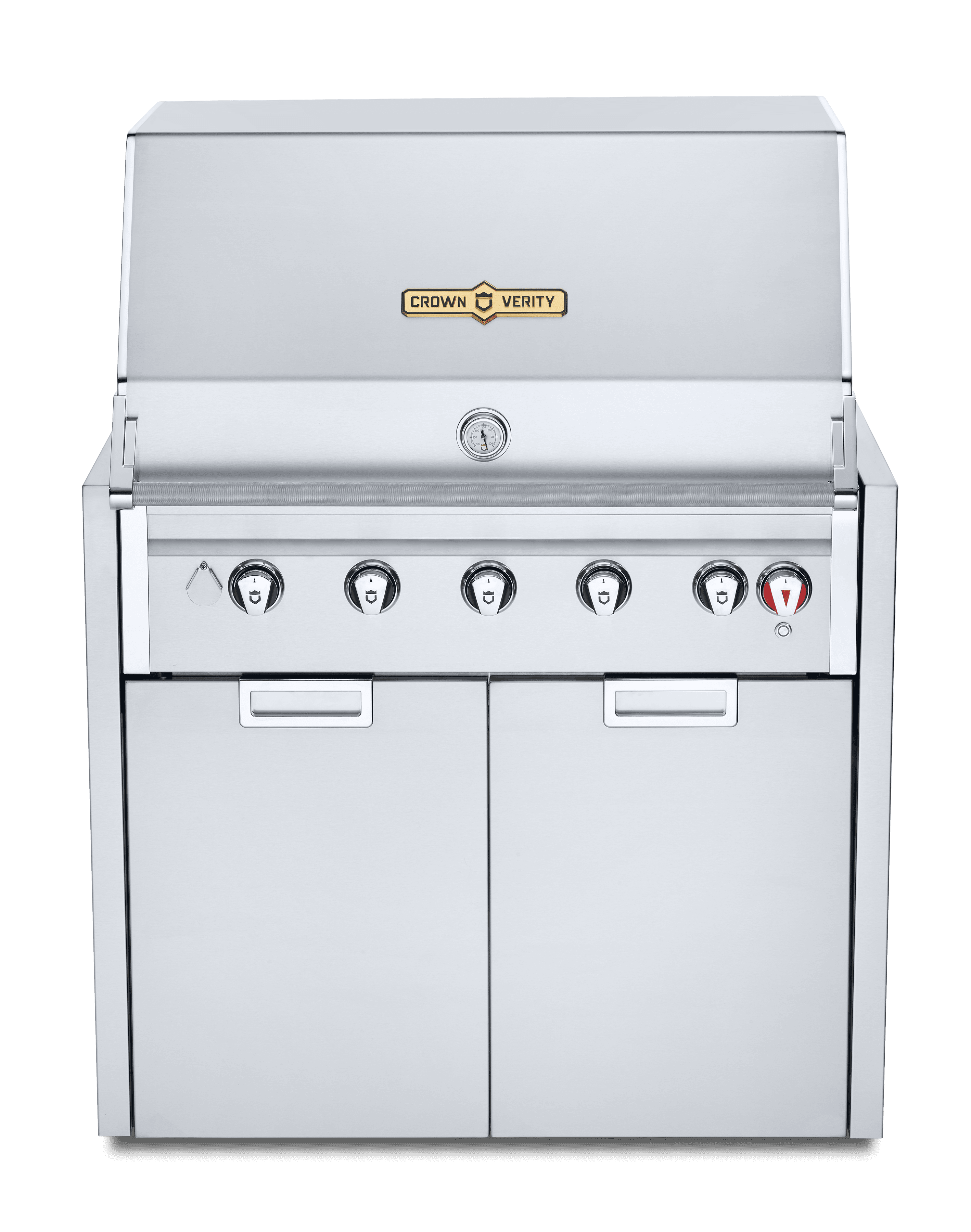 Crown Verity Infinite Series 36-Inch 5-Burner Modular Freestanding Natural Gas Grill with Light Package — image 1