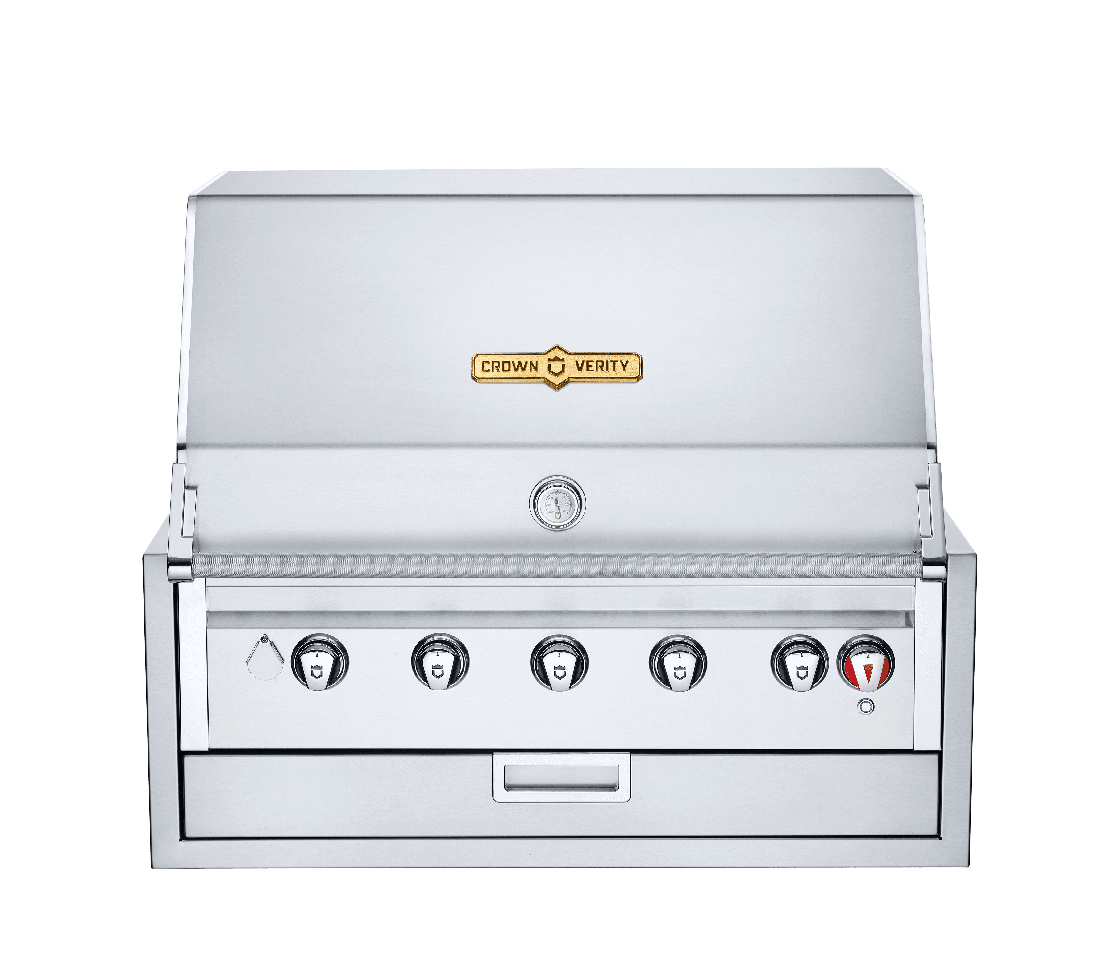 Crown Verity Infinite Series 36-Inch 5-Burner Stainless Steel Built-In Natural Gas Grill — image 1