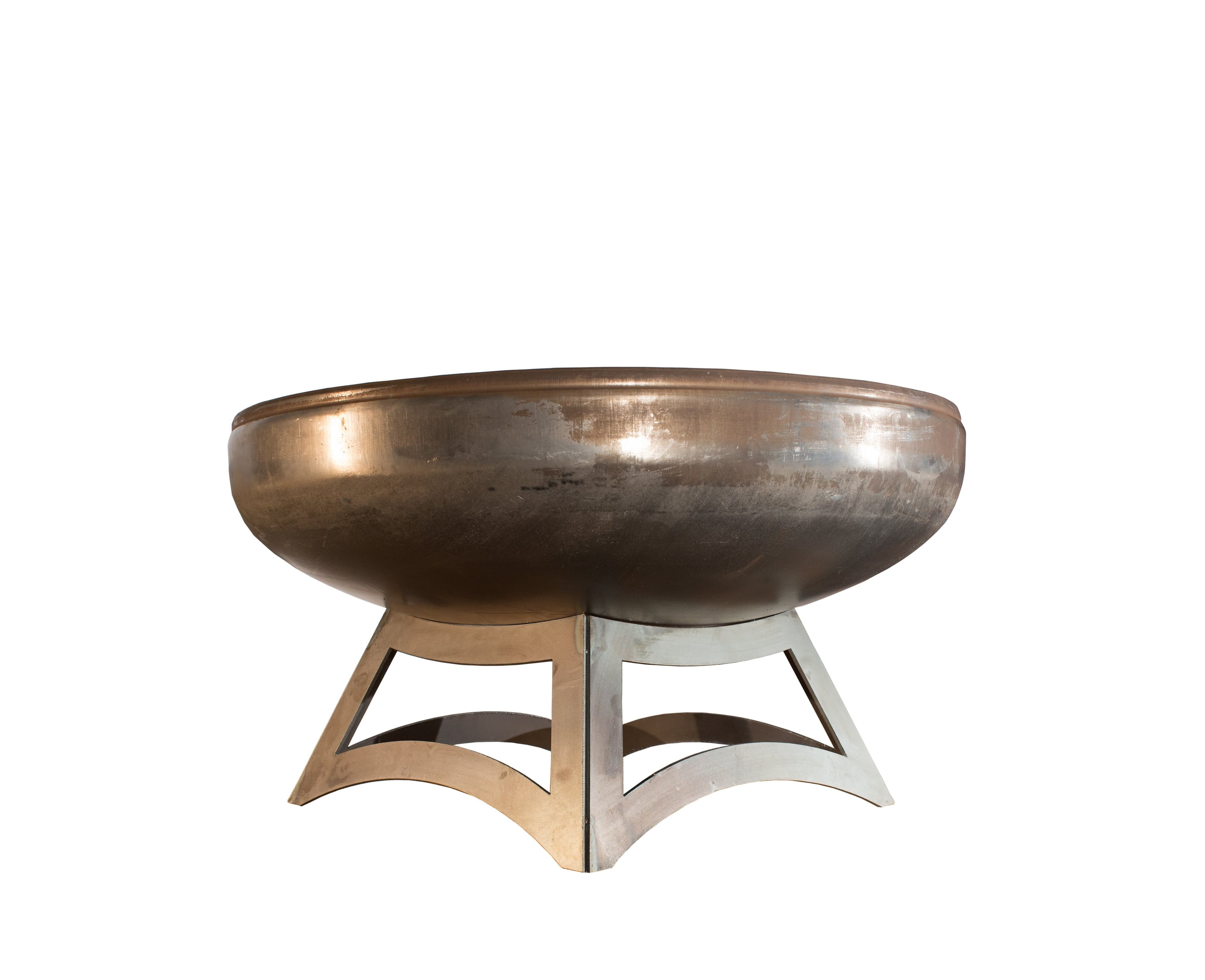 Ohio Flame Liberty Series with Hollow Base Natural Steel Finish Wood-Burning Fire Pit — image 1