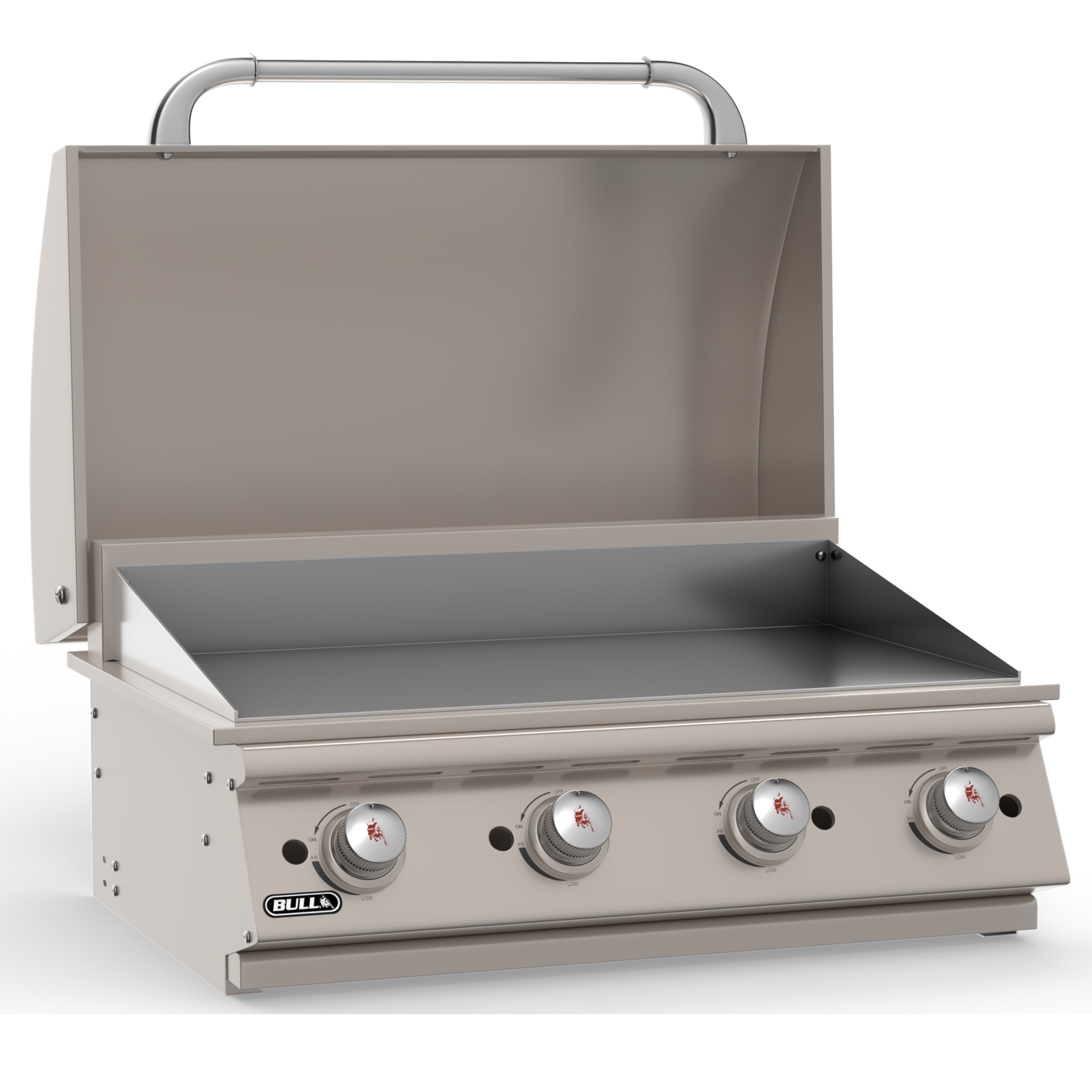 Bull BBQ 30-Inch 4-Burner Built-In Propane Gas Commercial Style Flat Top Griddle — image 1