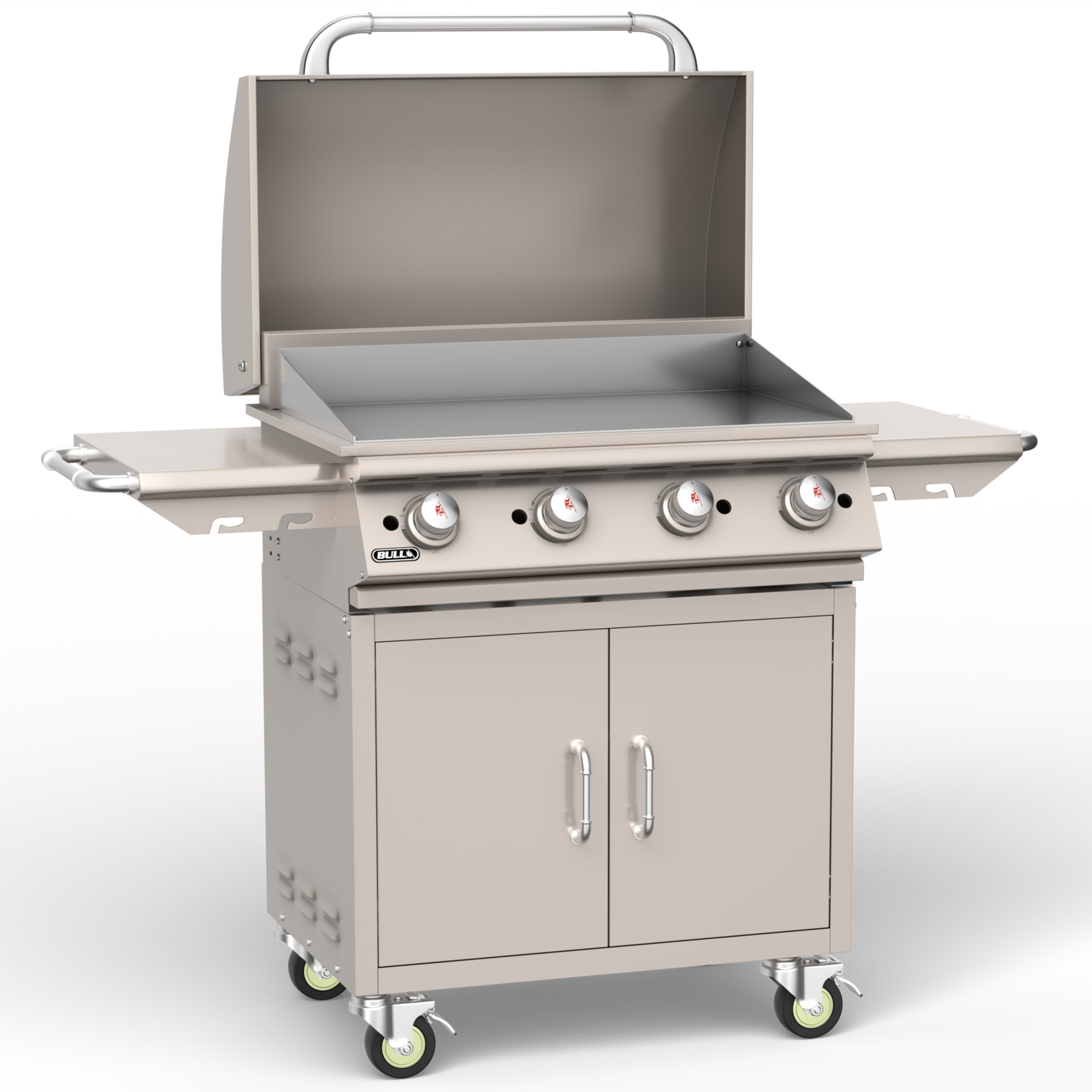 Bull BBQ 30-Inch 4-Burner Freestanding Propane Gas Commercial Style Flat Top Griddle — image 1