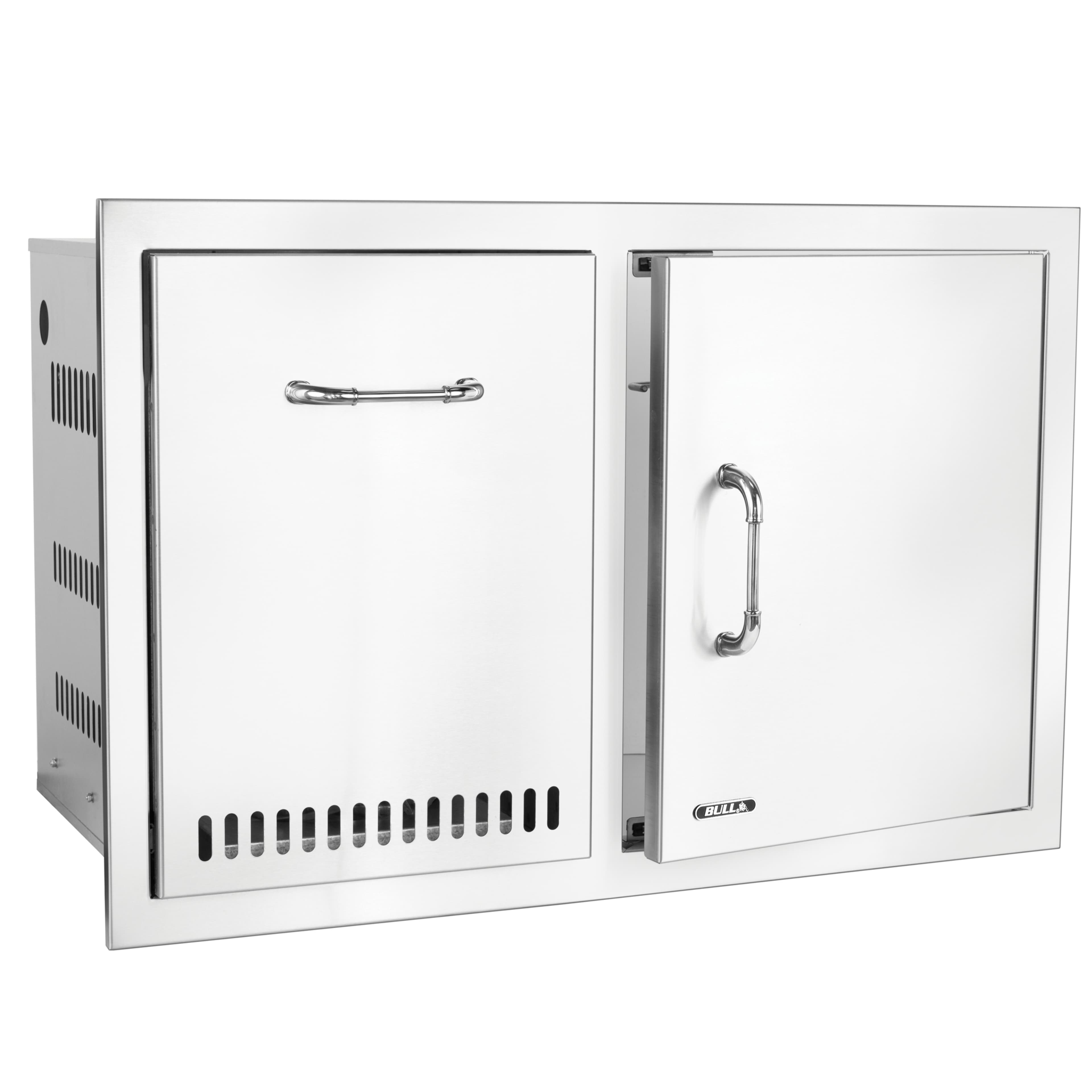 Bull BBQ 30-Inch Stainless Steel Access Door & Propane Drawer Combo with Paper Towel Holder — image 1