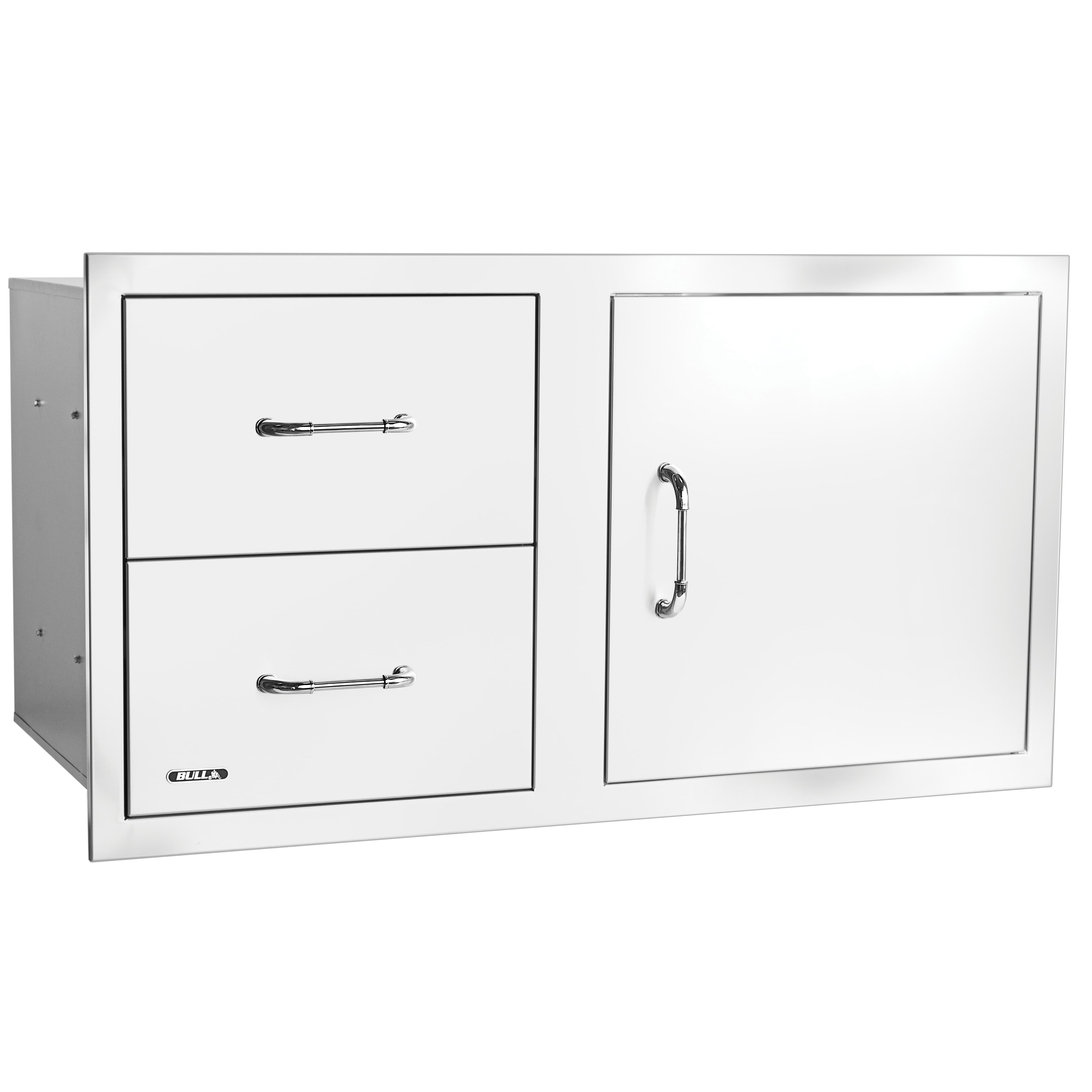 Bull BBQ 38-Inch Stainless Steel Access Door & Double Drawer Combo with Paper Towel Holder — image 1