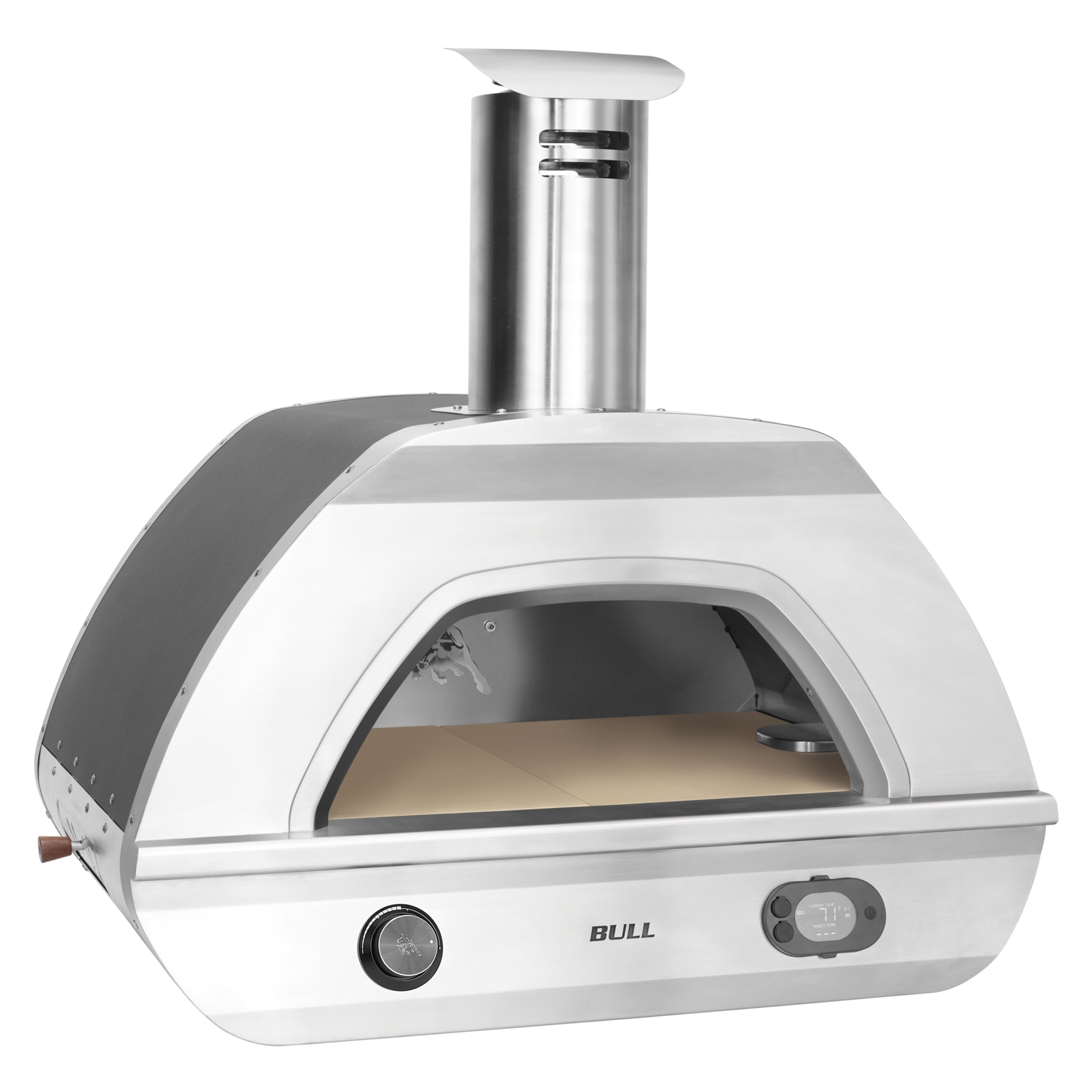 Bull BBQ Dual Fuel Propane Gas / Wood-Fired Outdoor Countertop Pizza Oven — image 1